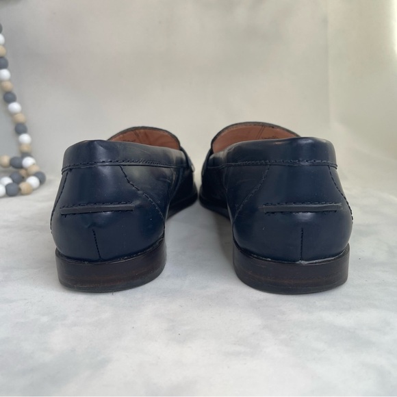J. Crew Woman’s Navy Loafers leather upper size 7.5 - Picture 5 of 11